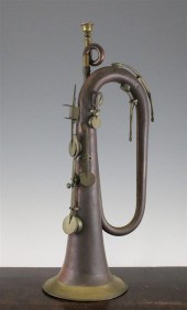 A 19th century copper and bras