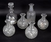 A 19th Century cut glass decan