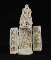A 19th century Dieppe carved a