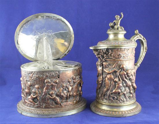 A 19th century electrotype plated