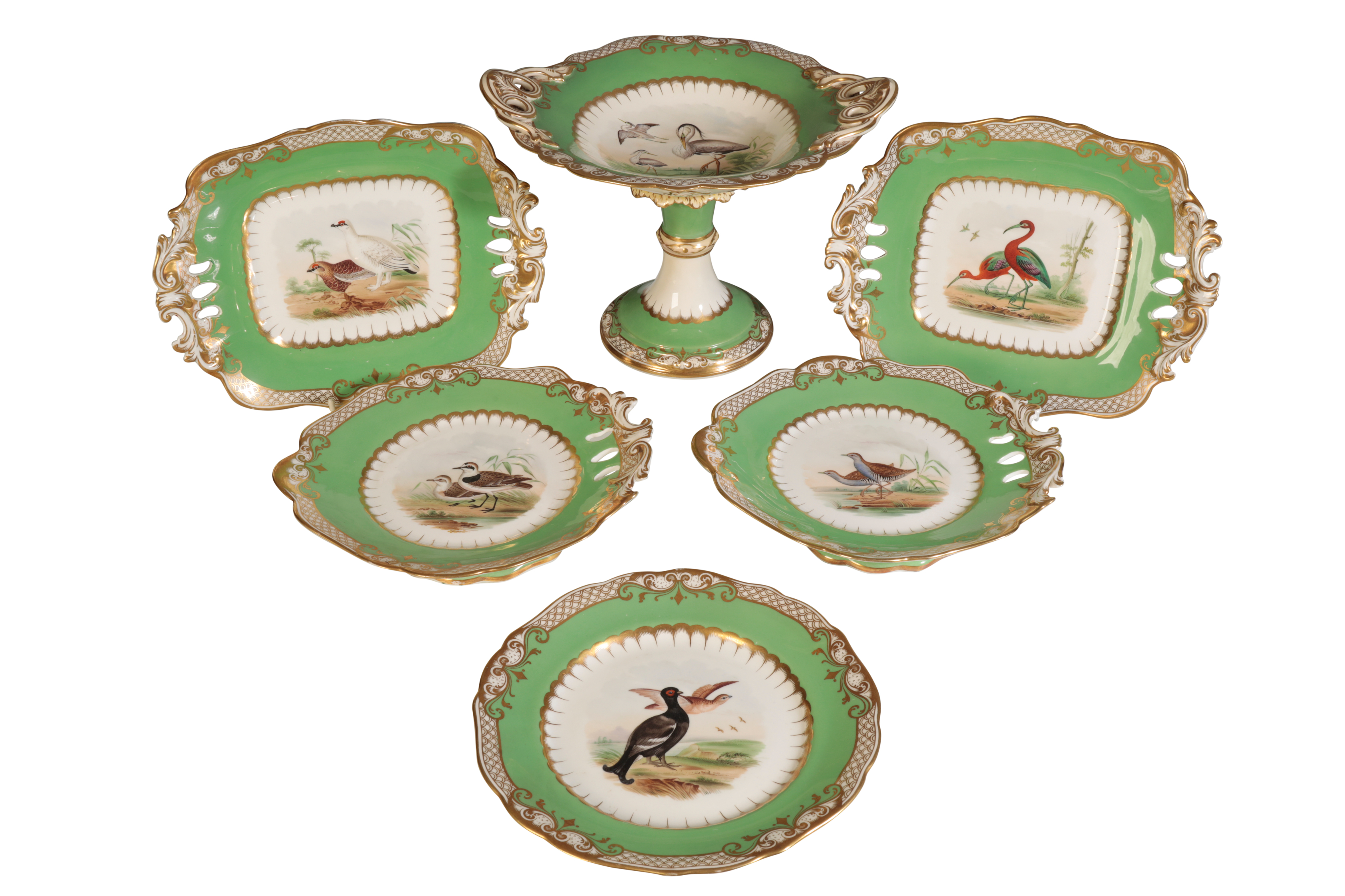 A 19TH CENTURY ENGLISH PORCELAIN