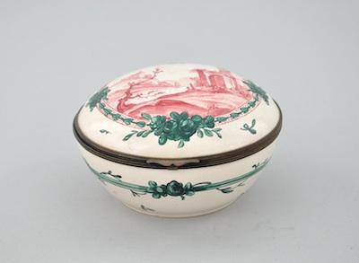 A 19th Century Faience Box With a