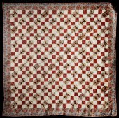 A 19TH CENTURY FOUR PATCH BROK