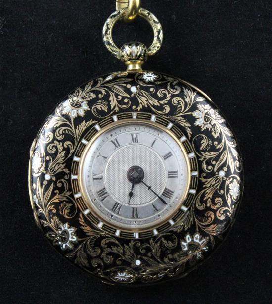 A 19th century French 18ct gold and