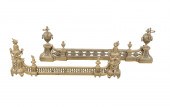 A 19TH CENTURY FRENCH BRASS CH