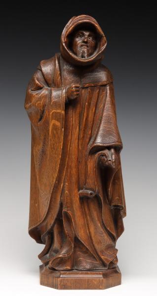 A 19TH CENTURY FRENCH CARVED OAK