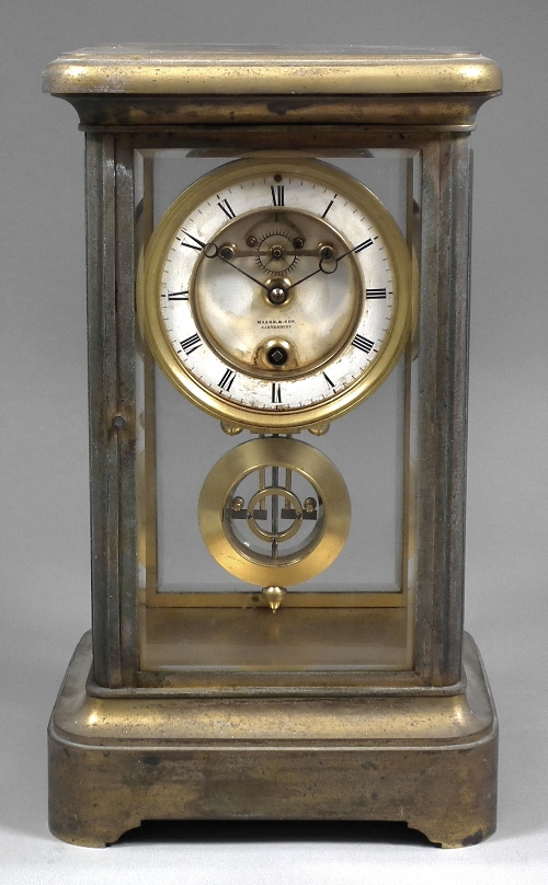 A 19th Century French gilt brass