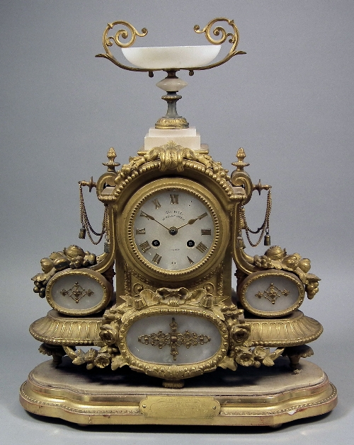 A 19th Century French gilt brass