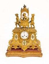 A 19th Century French gilt met