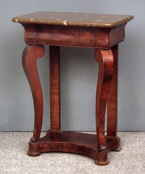 A 19th Century French mahogany side