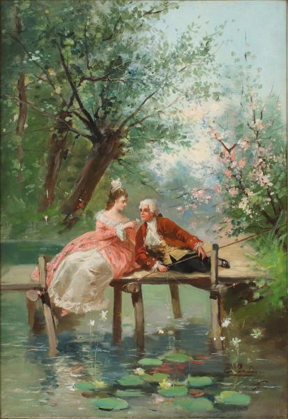A 19TH CENTURY FRENCH SCHOOL OIL