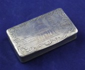 A 19th century French silver r