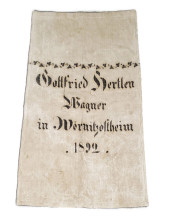 A 19TH CENTURY GERMAN STENCILE