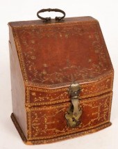 A 19th Century gilt and tooled