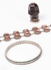 A 19th Century horn and quartz