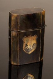 A 19th Century horn etui with