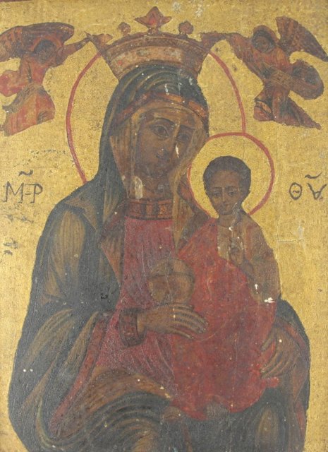 A 19th Century icon crowned Madonna
