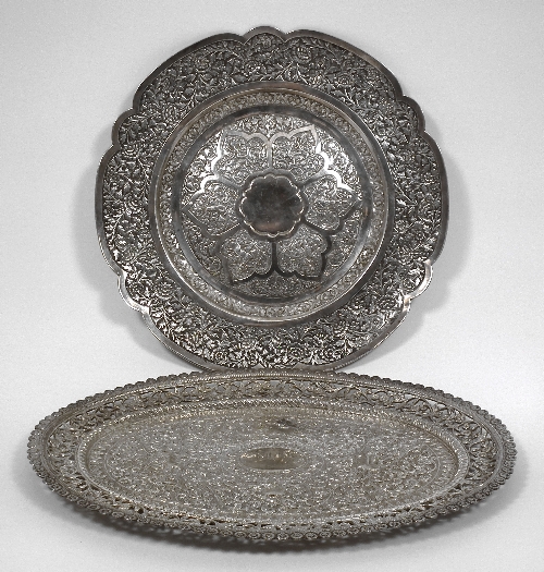 A 19th Century Indian silvery metal