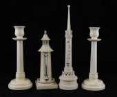 A 19th century ivory lighthous