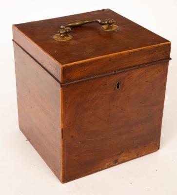 A 19th Century mahogany and boxwood