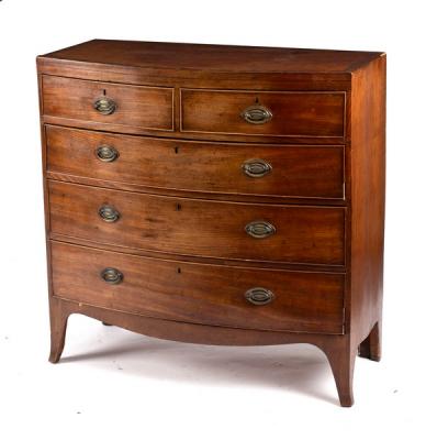 A 19th Century mahogany bowfront