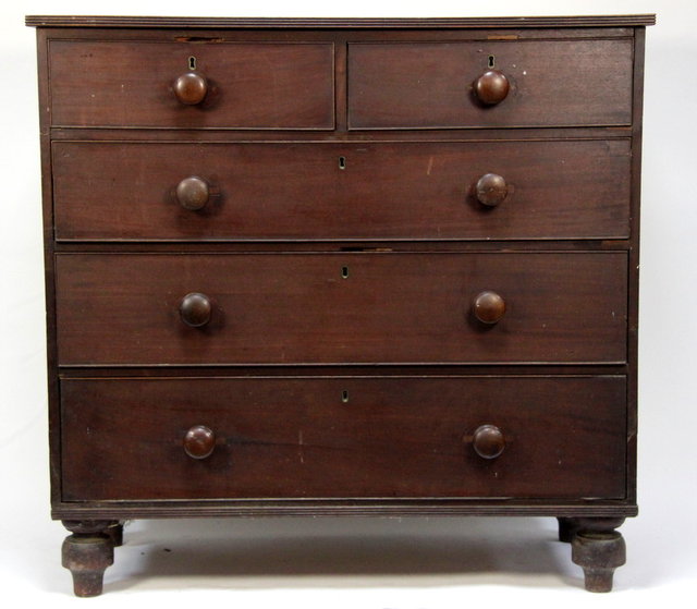 A 19th Century mahogany chest of