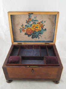 A 19th century mahogany fitted