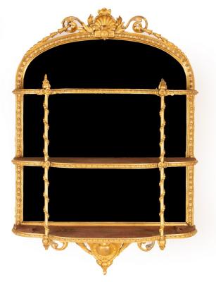 A 19th Century mirror back