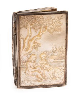 A 19th Century mother-of-pearl box,