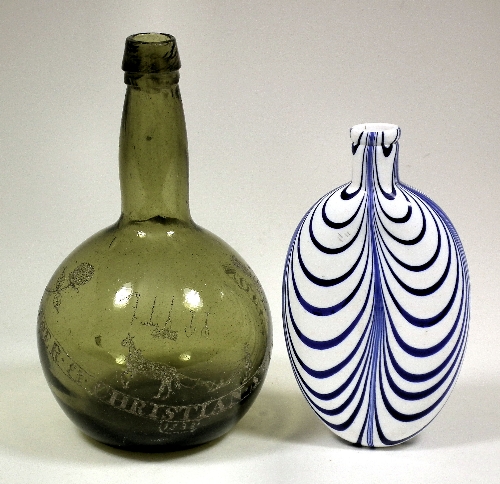 A 19th Century Nailsea ''Combed''