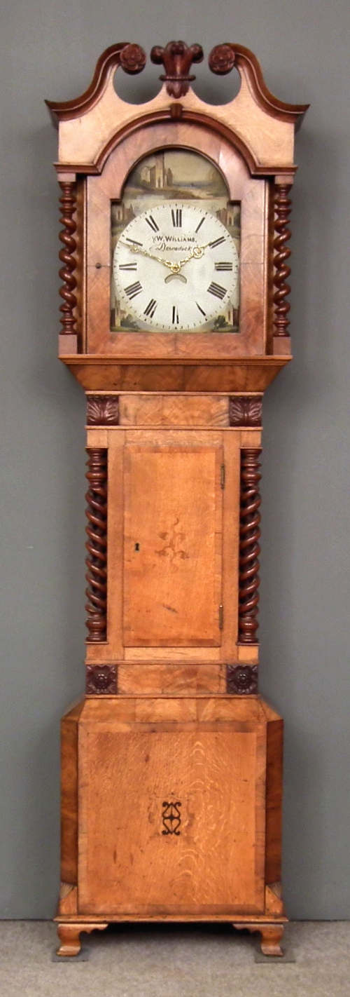 A 19th Century oak and mahogany