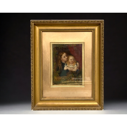 A 19TH CENTURY OIL ON CANVAS.