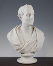A 19th century Parian bust of