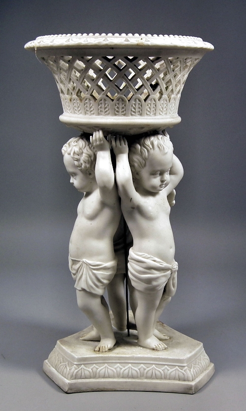 A 19th Century Parian centrepiece