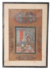 A 19TH CENTURY PERSIAN ILLUMIN