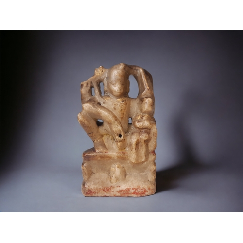A 19TH CENTURY RAJASTHAN CARVING OF