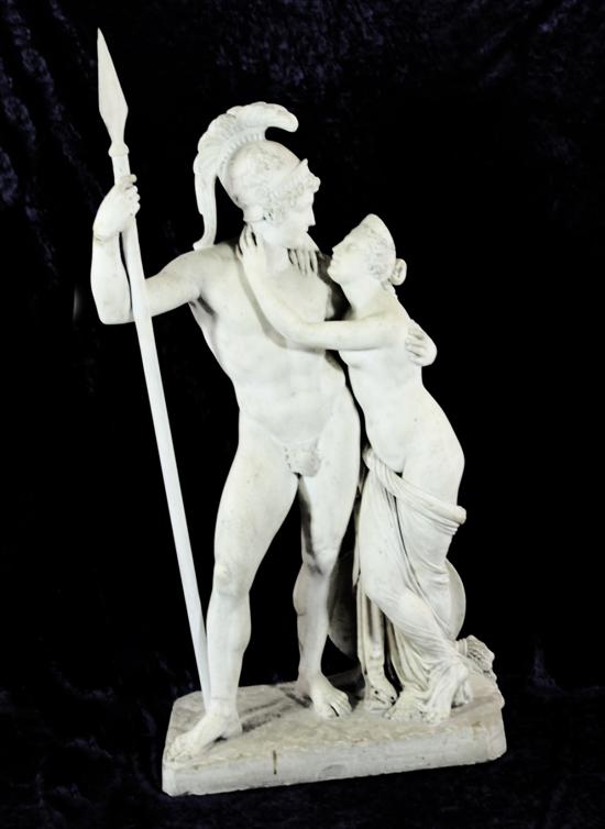 A 19th century reconstituted marble