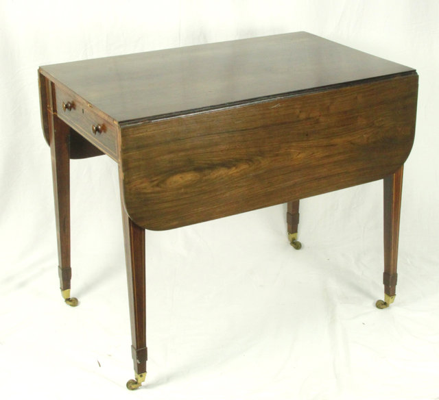 A 19th Century rosewood two-flap