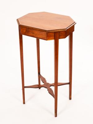A 19th Century satinwood work table