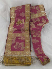 A 19th century silver thread