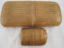 A 19th century straw work