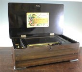 A 19th century Swiss inlaid ro