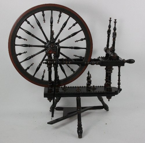 A 19th Century turned cherry wood