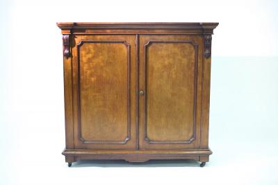 A 19th Century walnut cabinet,