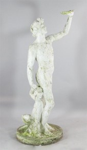 A 19th century white painted r
