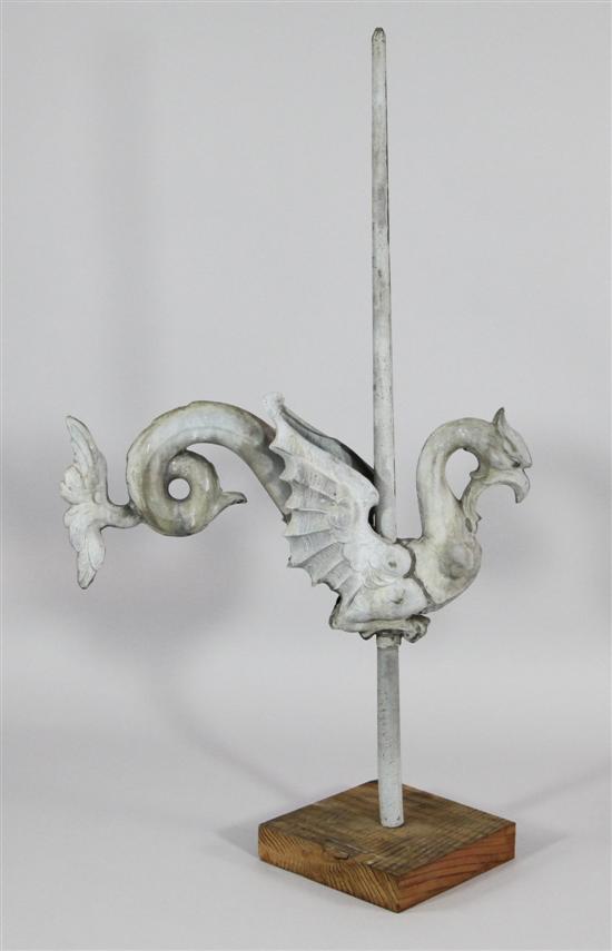 A 19th Century zinc 3D weather vane