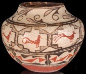 A 19TH CENTURY ZUNI PUEBLO POT