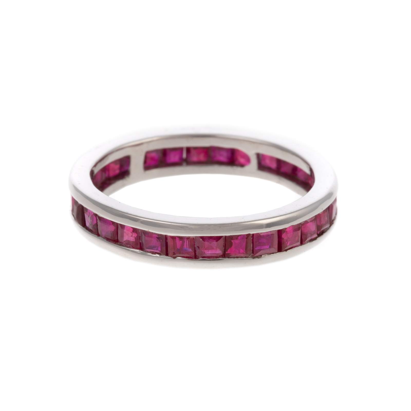 A 2.00 CTW RUBY ETERNITY BAND IN
