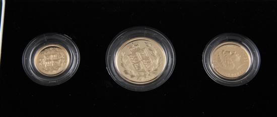 A 2002 Elizabeth II gold proof