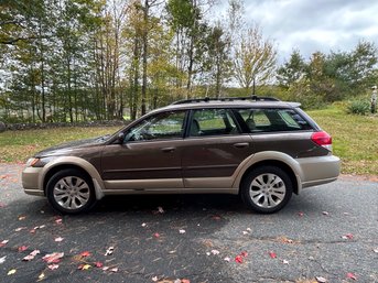 A 2008 Subaru Outback, LL Bean